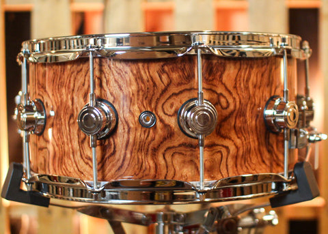 DW 6.5x14 Collector's Maple 333 Waterfall Bubinga Snare Drum - SO#1409988