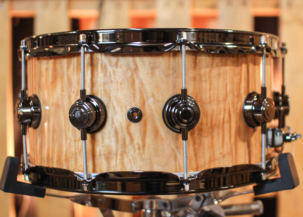 DW 6.5x14 Collector's Maple 333 Super Curly Maple Snare Drum - SO#1344450