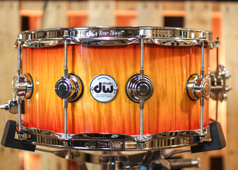 DW 6.5x14 Collector's Maple Classic Burst over Sycamore Snare Drum - SO#1354708