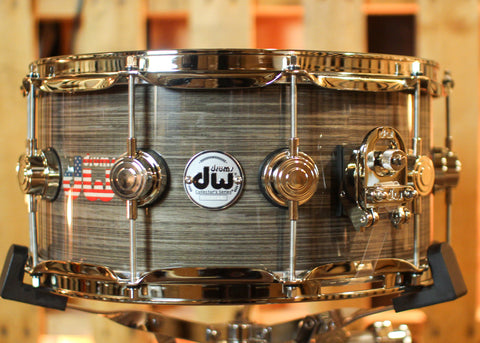 DW 6.5x14 Collector's Maple HVLT American Flag Logo Snare Drum - SO#1422589