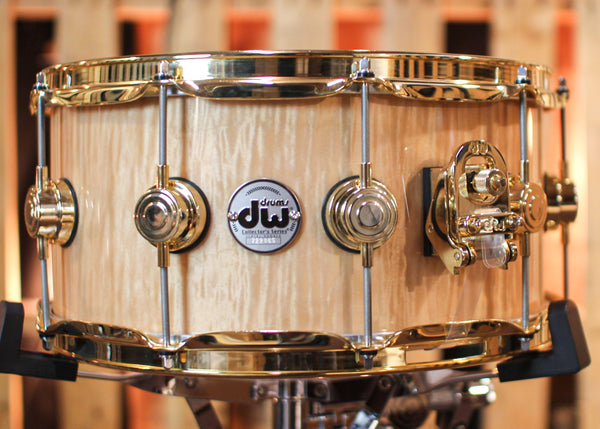 DW 6.5x14 Collector's Maple HVLT Curly Maple Snare Drum - SO#1315764