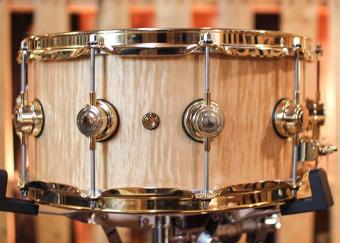 DW 6.5x14 Collector's Maple HVLT Curly Maple Snare Drum - SO#1315764