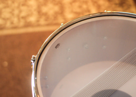 DW 6.5x14 Collector's Maple Mahogany Natural Hard Satin Snare Drum - SO#1326687