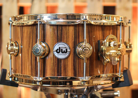 DW 6.5x14 Collector's Maple Mahogany Santos Rosewood Snare Drum - SO#1188877