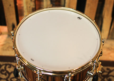 DW 6.5x14 Collector's Maple Mahogany Santos Rosewood Snare Drum - SO#1188877