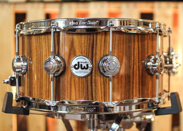 DW 6.5x14 Collector's Maple Mahogany Santos Rosewood Snare Drum - SO#1315799