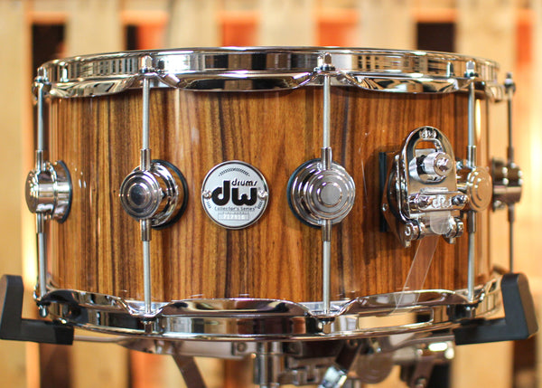 DW 6.5x14 Collector's Maple Mahogany Santos Rosewood Snare Drum - SO#1315799