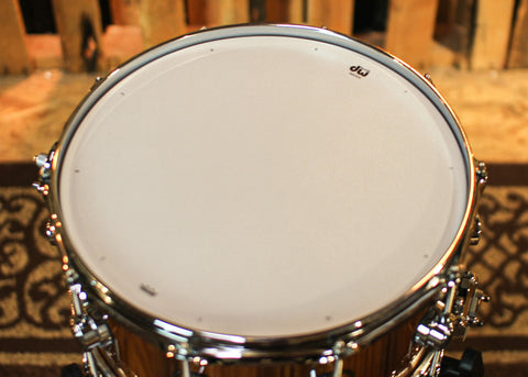 DW 6.5x14 Collector's Maple Mahogany Santos Rosewood Snare Drum - SO#1315799