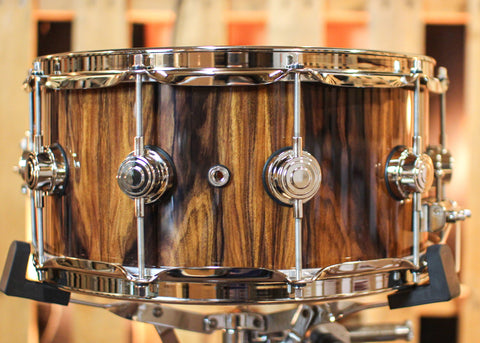 DW 6.5x14 Collector's Maple Mahogany Santos Rosewood Snare Drum - SO#1344456