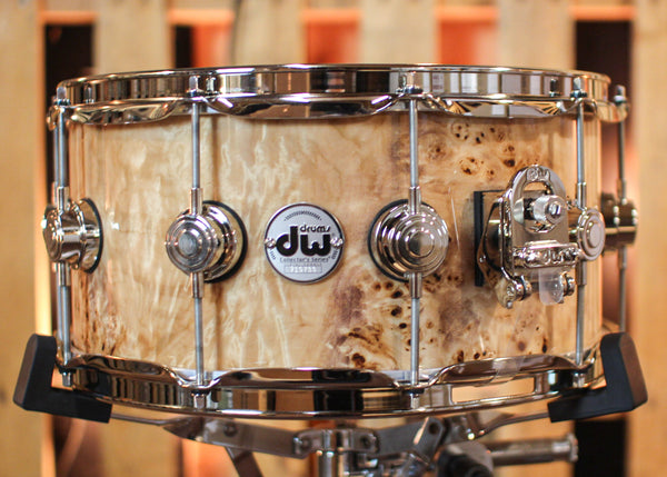 DW 6.5x14 Collector's Maple/Spruce Mapa Burl Snare Drum - SO#1344474