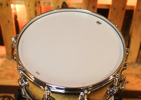 DW 6.5x14 Collector's Maple VLT Candy Black Burst over Birdseye Maple Snare Drum - SO#1444600
