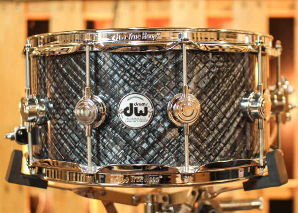 DW 6.5x14 Collector's Maple VLT Grey Crystal Snare Drum - SO#1350726