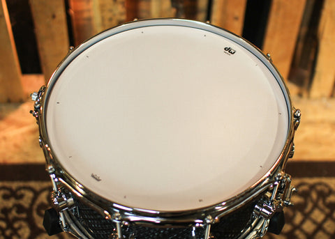 DW 6.5x14 Collector's Maple VLT Grey Crystal Snare Drum - SO#1350726