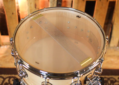 DW 6.5x14 Collector's Maple VLT Natural Lacquer Snare Drum - SO#1424780
