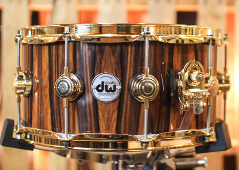 DW 6.5x14 Collector's Maple VLT Santos Rosewood Snare Drum - SO#1234290