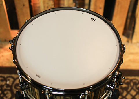 DW 6.5x14 Collector's Maple VLT Royal Ebony Snare Drum - SO#1344436