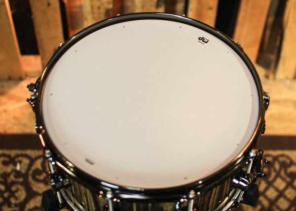 DW 6.5x14 Collector's Maple VLT Royal Ebony Snare Drum - SO#1344447