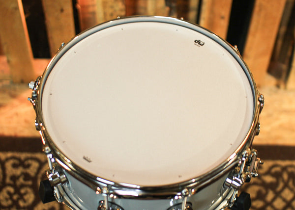 DW 6.5x14 Collector's Maple VLT Solid Grey Lacquer Snare Drum - SO#1291946