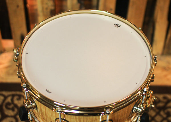 DW 6.5x14 Collector's Maple VLT Super Curly Maple Snare Drum - SO#1188887