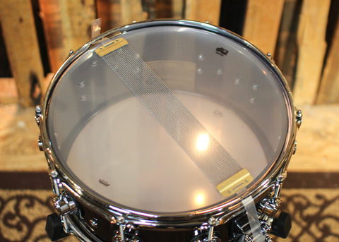 DW 6.5x14 Collector's Polished Black Nickel over Brass Snare Drum - DRVB6514SVC