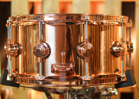 DW 6.5x14 Collector's Polished Copper Snare Drum w/ Copper Hardware