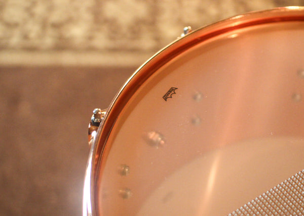 DW 6.5x14 Collector's Polished Copper Snare Drum w/ Copper Hardware
