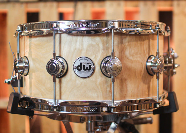 DW 6.5x14 Collector's Birch VLT Natural Satin Oil True Sonic Snare Drum - SO#1312354