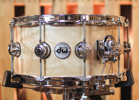 DW 6.5x14 Collector's Birch VLT Natural Satin Oil True Sonic Snare Drum - SO#1312354