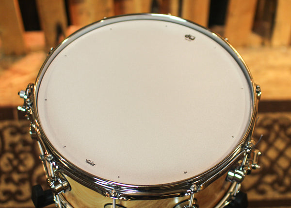 DW 6.5x14 Collector's Birch VLT Natural Satin Oil True Sonic Snare Drum - SO#1312354