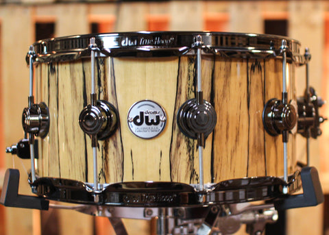 DW 6.5x14 Collector's Cherry VLT Ivory Ebony Snare Drum - SO#1315773