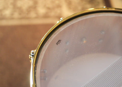 DW 6.5x14 Collector's Pure Oak HVLT Candy Apple Red to Black Burst Snare Drum - SO#1424767