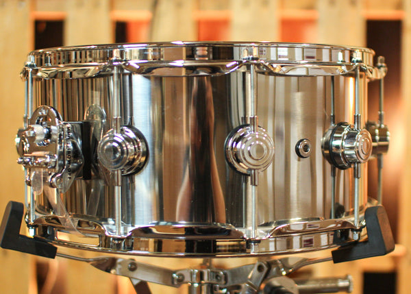 DW 6.5x14 Collector's 1mm Stainless Steel Snare Drum - DRVL6514SPC