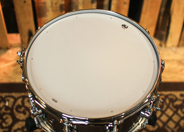 DW 6.5x14 Collector's 1mm Stainless Steel Snare Drum - DRVL6514SPC