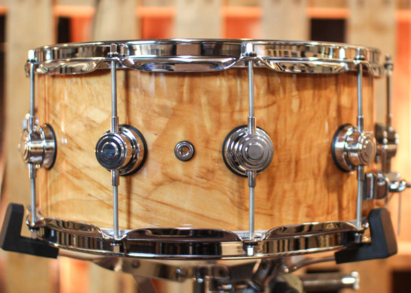 DW 6.5x14 Collector's Standard Maple 2-Tone Quilted Maple Snare Drum - SO#1101155