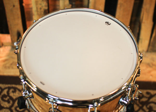 DW 6.5x14 Collector's Standard Maple 2-Tone Quilted Maple Snare Drum - SO#1101155