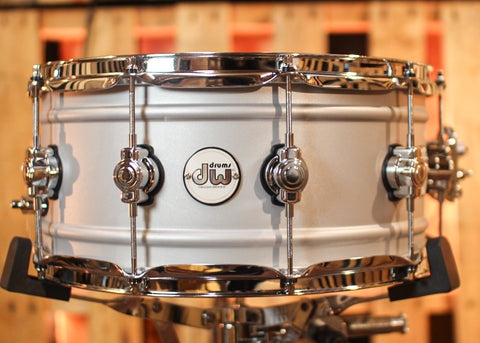 DW 6.5x14 Design Matte Aluminum Snare Drum - DDSD6514MACR