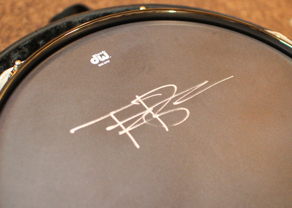 DW 6.5x14 Icon Series Terry Bozzio "The Black Page" Snare Drum - #130 of 250