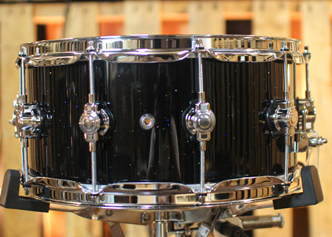 DW Performance Black Mirra Snare Drum - 6.5x14