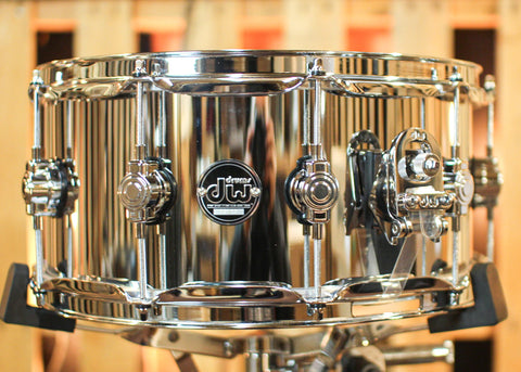 DW 6.5x14 Performance Chrome over Steel Snare Drum - DRPM6514SSCS