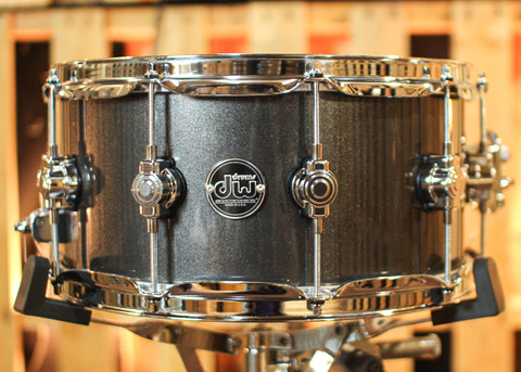 DW Performance Gun Metal Metallic Lacquer Snare Drum - 6.5x14