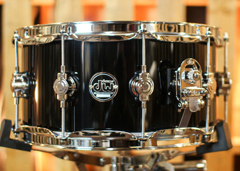 DW Performance Piano Black Lacquer Snare Drum - 6.5x14