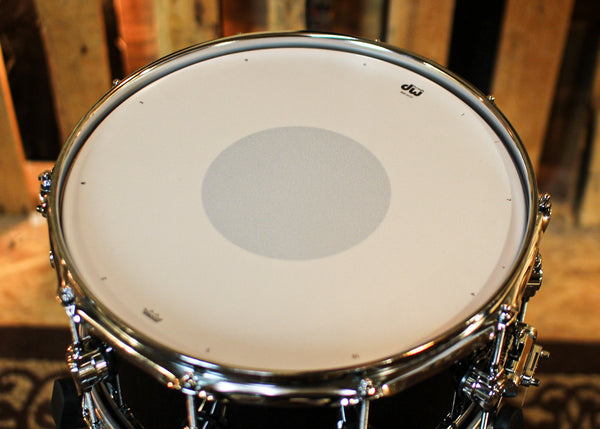 DW Performance Piano Black Lacquer Snare Drum - 6.5x14