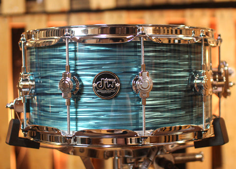 DW Performance Turquoise Oyster Snare Drum - 6.5x14