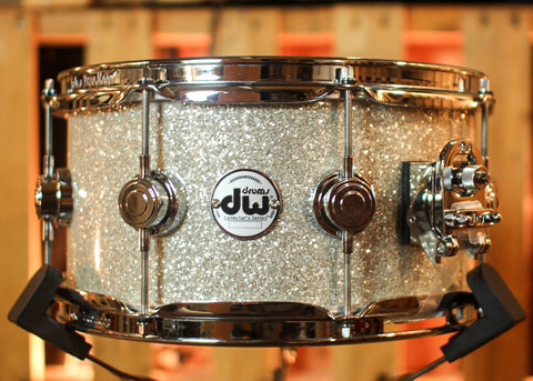 DW 6x12 Collector's Maple VLT Broken Glass Snare Drum - SO#1398038