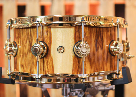 DW 6x14 Collector's Maple 333 African Chechen Snare Drum - SO#1315759