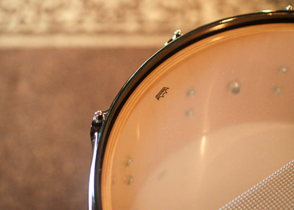 DW 6x14 Collector's Maple VLT Natural Lacquer over Twisted Padauk Snare Drum - SO#1410009