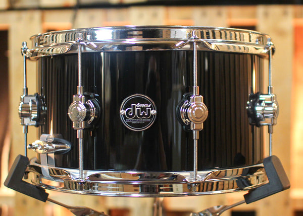 DW Performance Gloss Black Snare Drum - 7x13