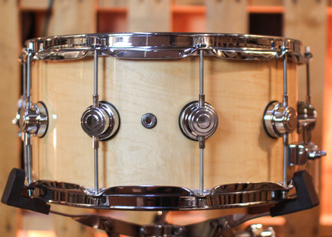 DW 7x14 Collector's Standard Maple Natural Lacquer Snare Drum - SO#1441966
