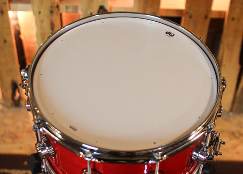 DW 7x14 Collector's Standard Maple Candy Apple Red Snare Drum - SO#1439741