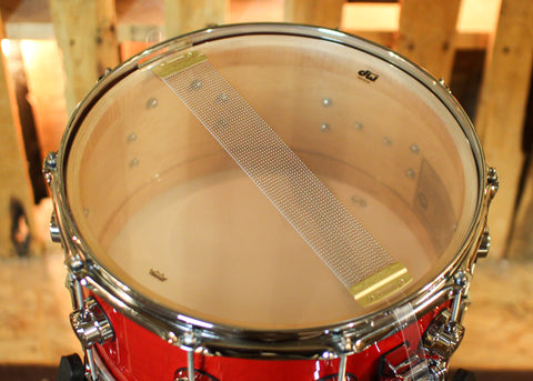 DW 7x14 Collector's Standard Maple Candy Apple Red Snare Drum - SO#1439741